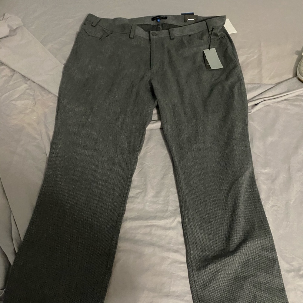 Vince Camaro heather charcoal crosshatch jeans